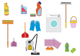House cleaning vector