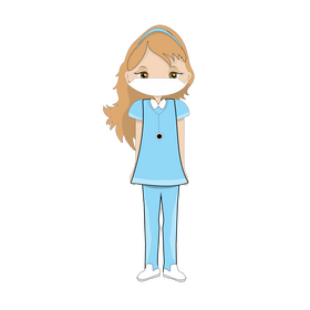Doctor in uniform illustration clipart
