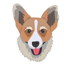 Free corgi dog clipart