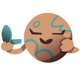 Beautiful venus planet clipart