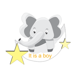 Cartoon elephant clipart