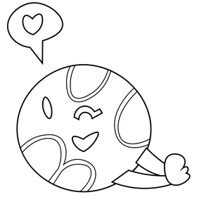 Romantic venus planet in love free black and white clipart