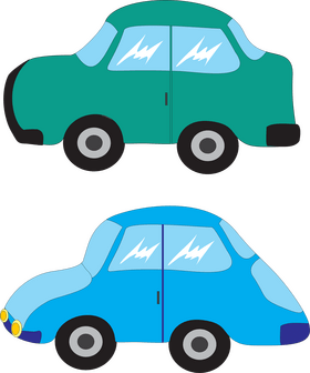 Cartoon cars clipart
