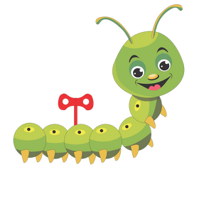 Cartoon centipede clipart