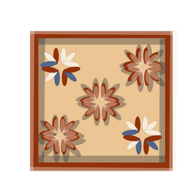 Flower tile clipart