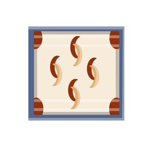 Cartoon ceramic tile clipart