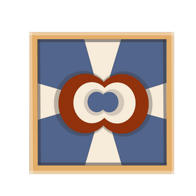 Ceramic tile illustration clipart