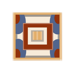 Ceramic tile illustration clipart