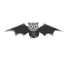 Cartoon bat clipart