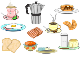 Breakfast vector