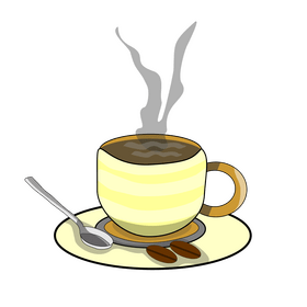 Free cup of coffee clipart