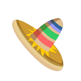 Mexican hat clipart