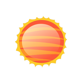 Sun cartoon clipart