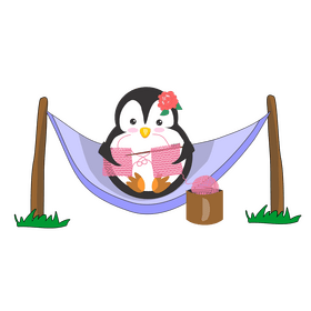 Free penguin knitting clipart
