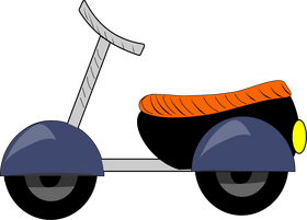 Scooter cartoon clipart