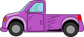 Free pickup truck clipart