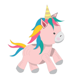 Free unicorn drawing clipart