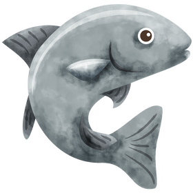 Salmon fish clipart