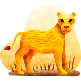 Lioness vector