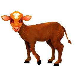 Calf clipart