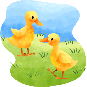 Ducklings vector
