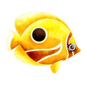 Butterfly fish clipart