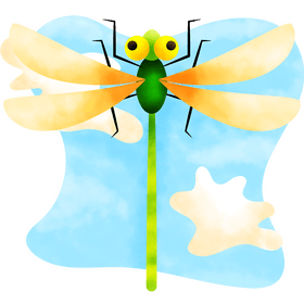 Dragonfly vector