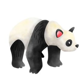 Panda clipart