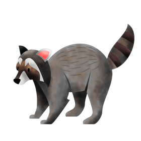 Raccoon clipart