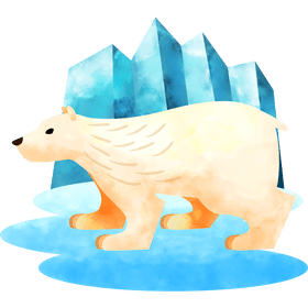 Polar bear vector