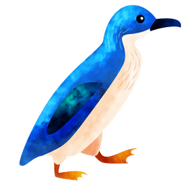 Fairy penguin clipart
