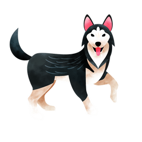 Husky clipart