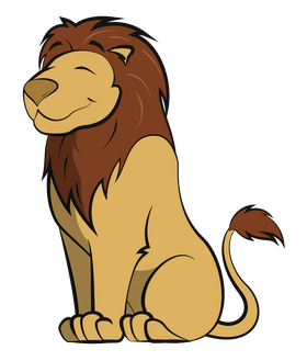 Cute lion clipart