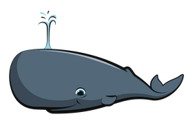 Sperm whale clipart