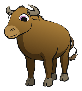 Bull cartoon clipart
