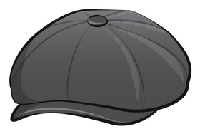 Newsboy cap clipart