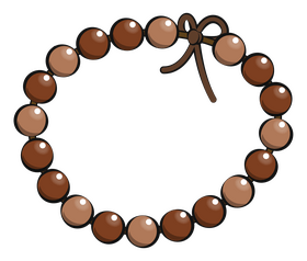 Beads bracelet clipart