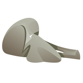 Cauliflower segment png clipart