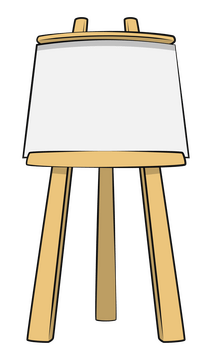 Easel clipart