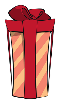 Birthday present clipart