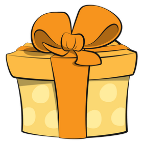 Birthday gift clipart