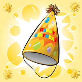 Birthday party hat vector