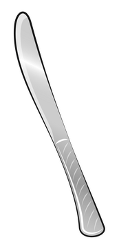 Butter knife clipart
