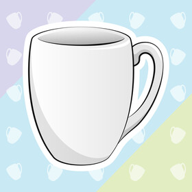 Mug vector