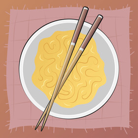 Chopsticks vector
