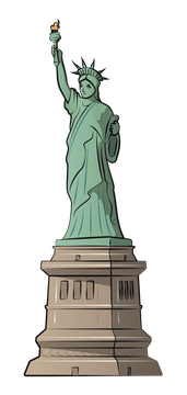 Statue of liberty clipart