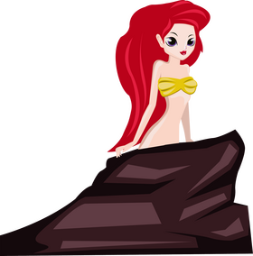 Cartoon mermaid clipart