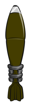 Mortar bomb clipart