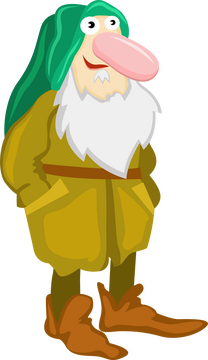 Cartoon dwarf clipart