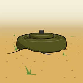 Landmine vector
